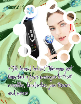 Facial massager for wrinkles