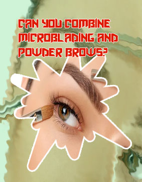 Microblading powder brows