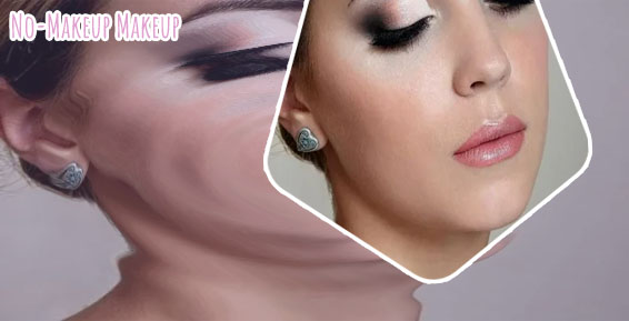 Nude bridal make up