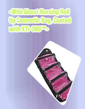 Roll up cosmetic bag
