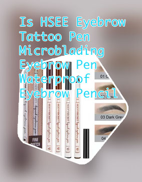 Waterproof eyebrow pencil for swimming
